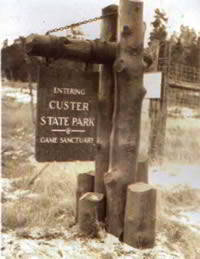 Entering Custer State Park Entering Custer State Park