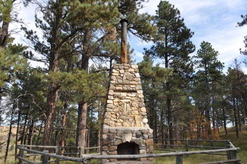 Officers' Quarters Fireplace