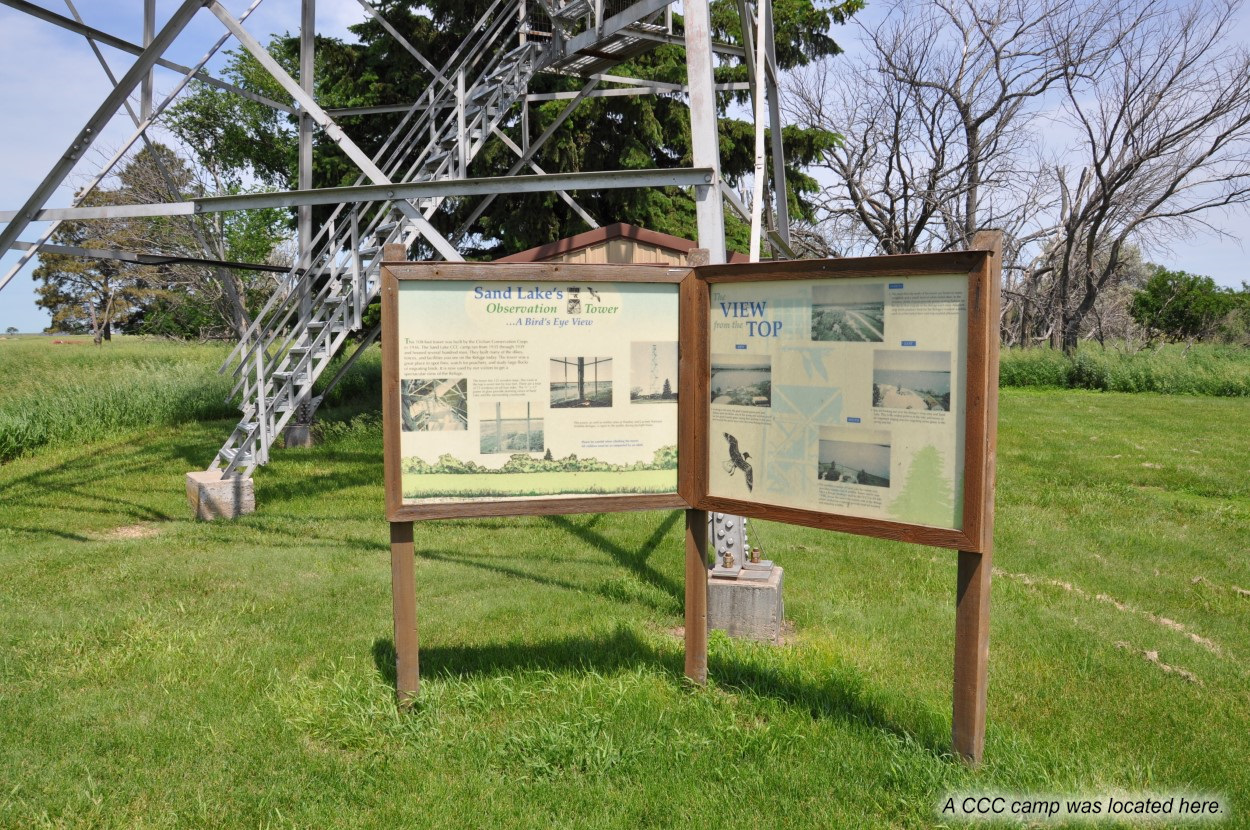 Sand Lake - CCC Camp Location Sand Lake - CCC Camp Location