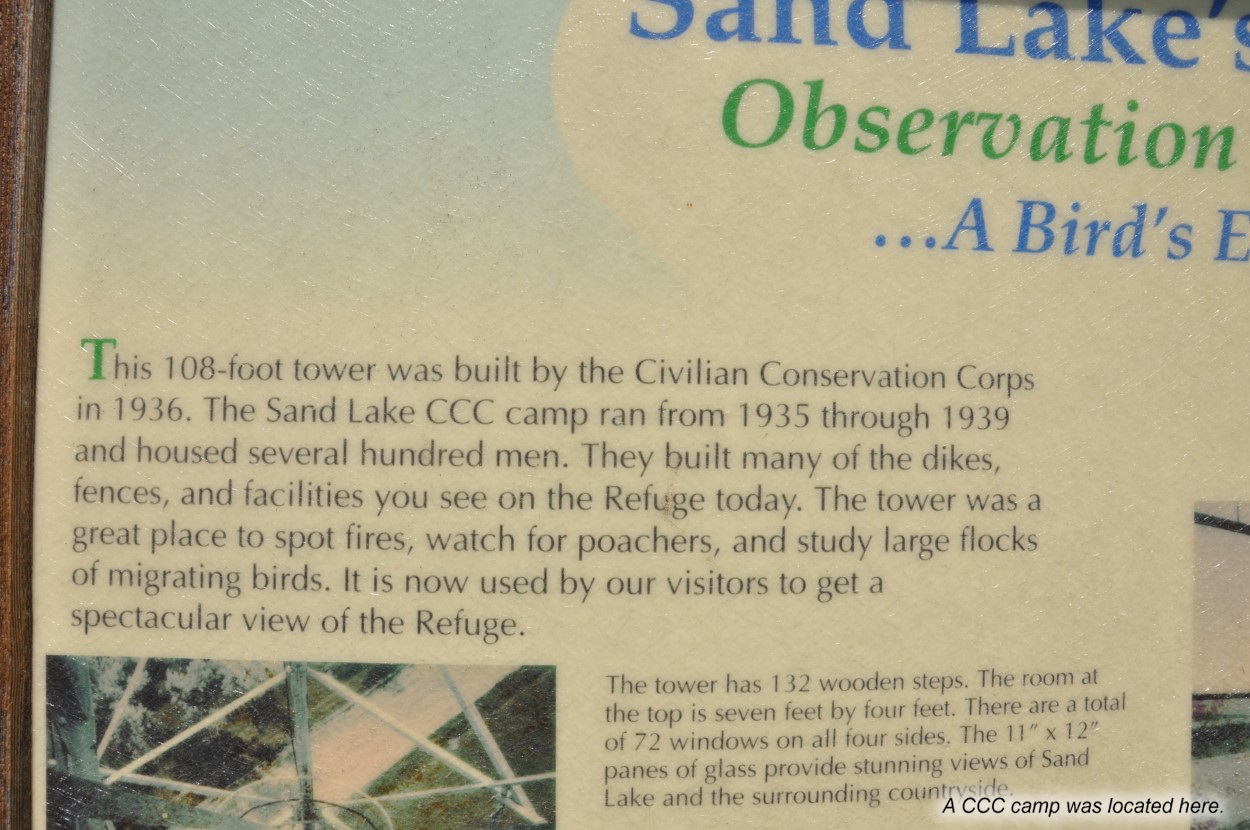 Sand Lake - CCC Camp Location Sand Lake - CCC Camp Location
