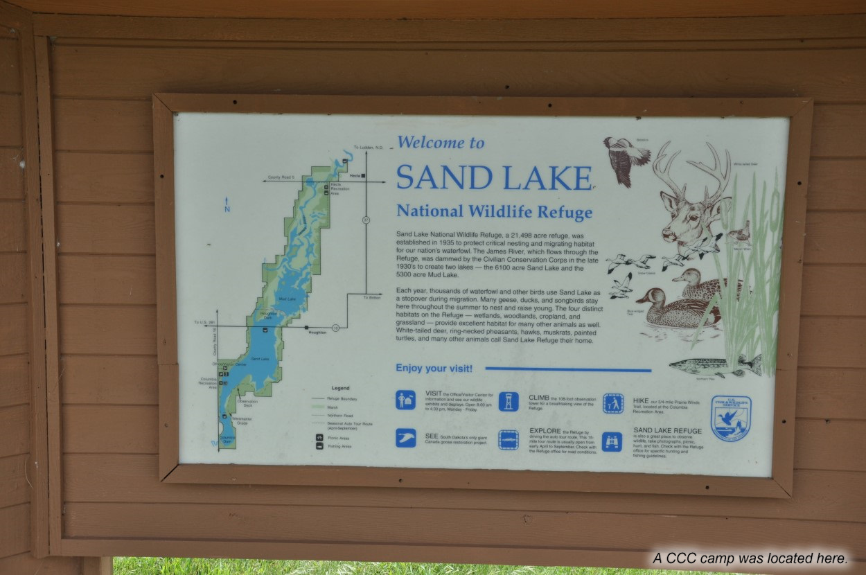 Sand Lake - CCC Camp Location Sand Lake - CCC Camp Location