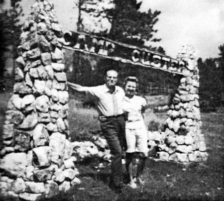 Camp Entrance in 1968 Camp Entrance in 1968