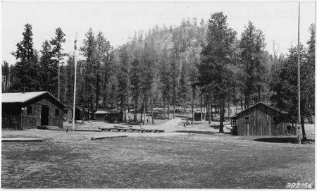 Horse Creek CCC Camp Waypoint Sign Horse Creek CCC Camp Waypoint Sign