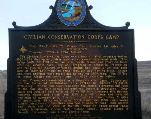 Camp Orman Roadside Sign