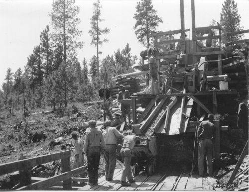 Pouring Concrete Victoria Dam