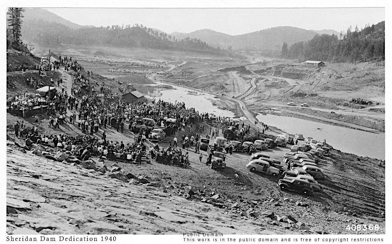 Sheridan Dam Dedication 1940