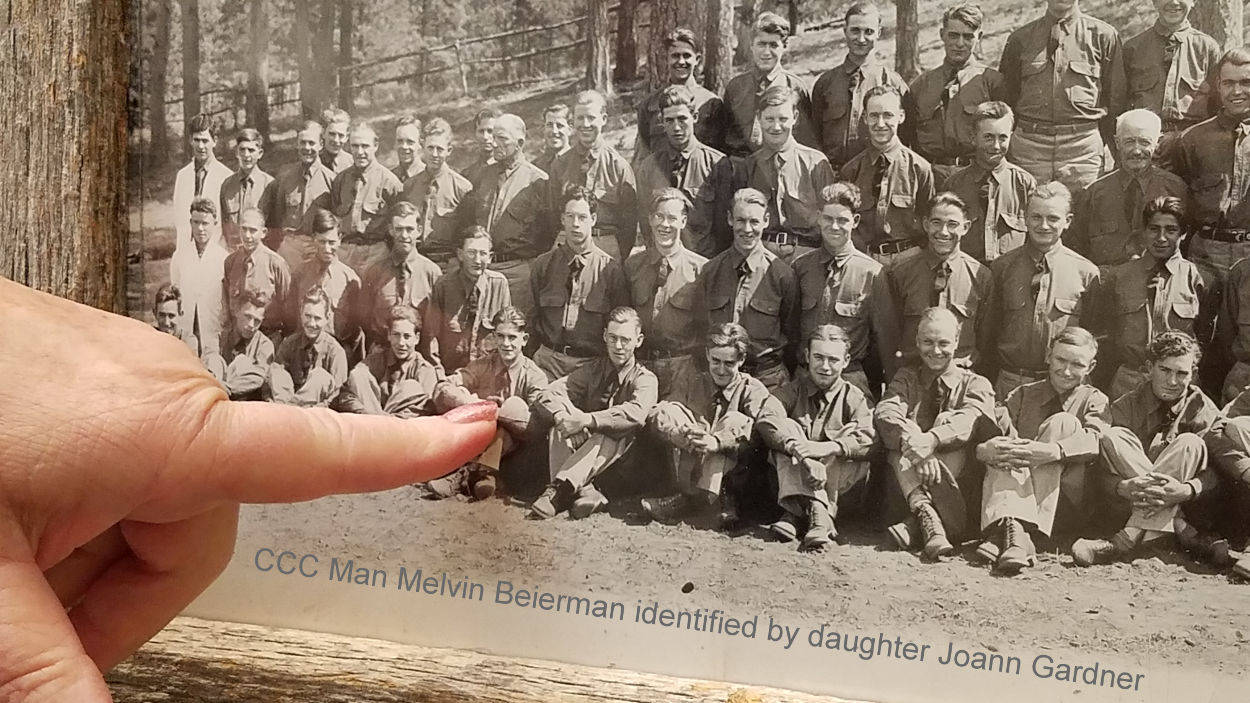 Melvin Beierman identified Melvin Beierman identified
