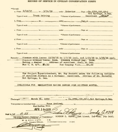 Bledsoe Certificate Bledsoe Certificate