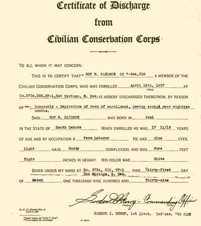 Bledsoe Certificate Bledsoe Certificate