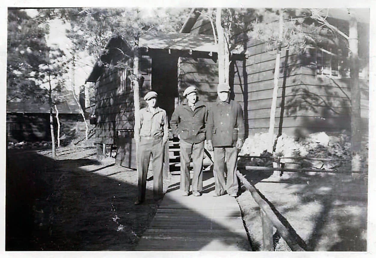 Men in CCC camp