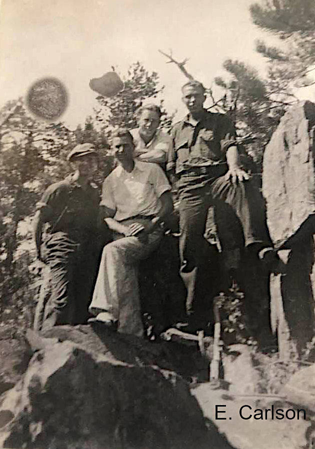 Ernetst Carlson with group Ernetst Carlson with group