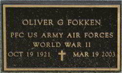Oliver Fokken Memorial Oliver Fokken Memorial