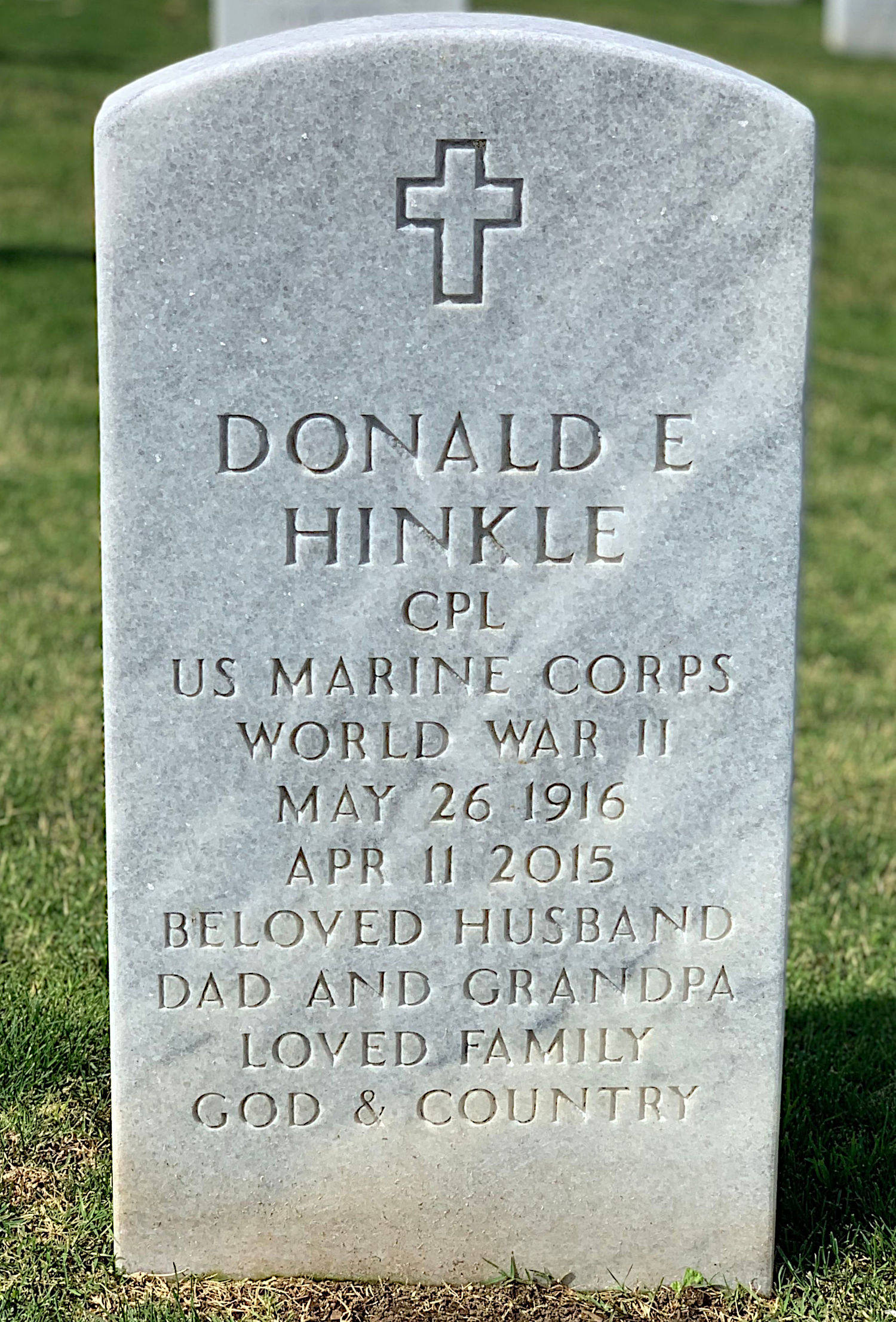 Don Hinkle - World War II