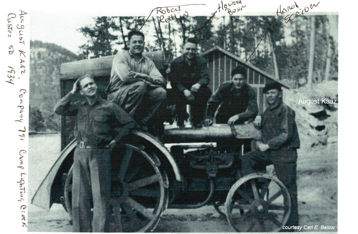 Men at Lightning Creek