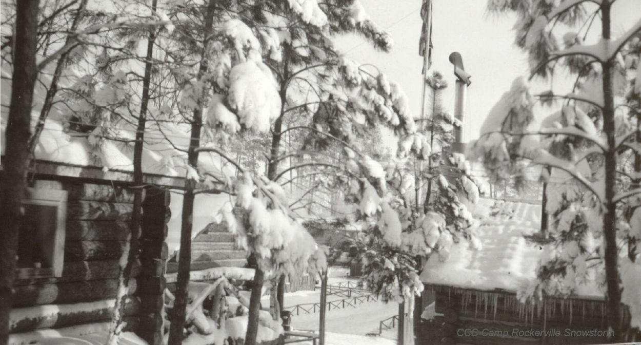 CCC Camp Rockerville Snowstorm CCC Camp Rockerville Snowstorm