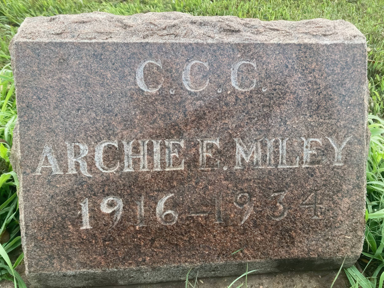 Archie Miley Cemetery Stone