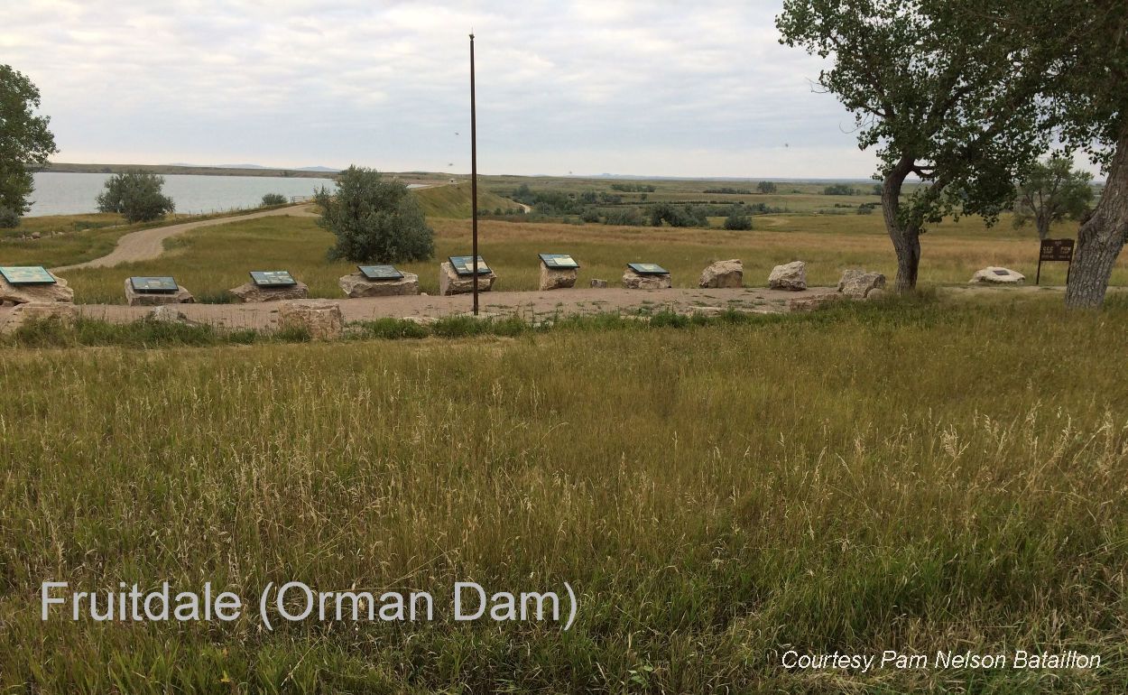 the Fruitdale (Orman Dam) site the Fruitdale (Orman Dam) site