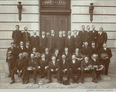 Theodore Shoemaker is listed as 4th from right in front row Theodore Shoemaker is listed as 4th from right in front row