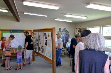 Visitors to the CCC Museum