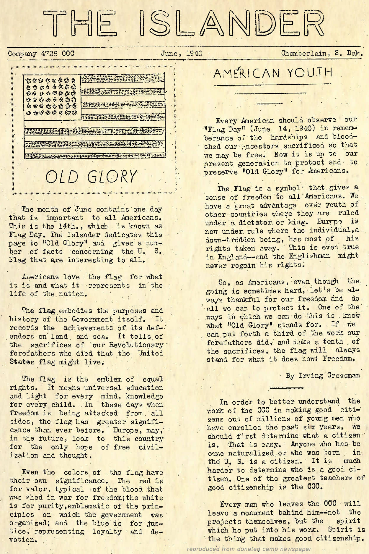 Old Glory - flag day