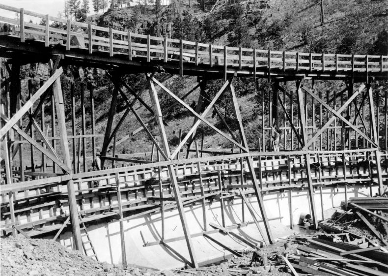Victoria Dam Under Construction Victoria Dam Under Construction