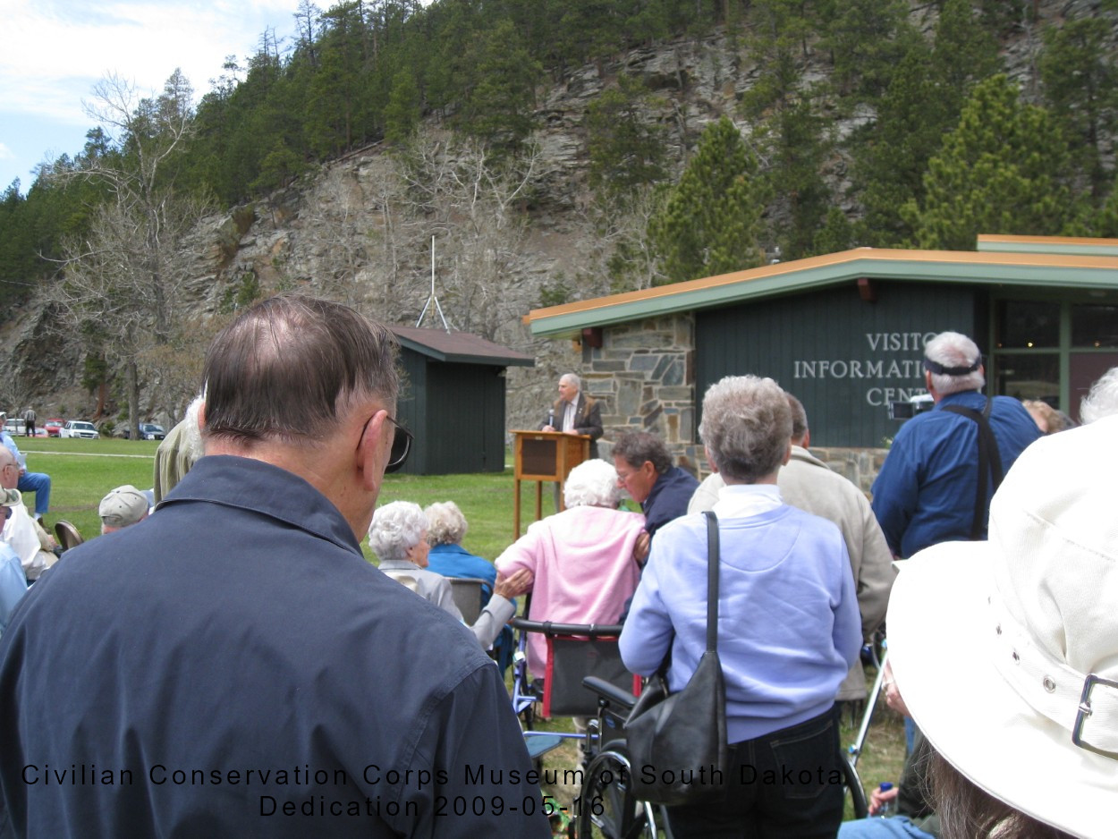 Jay Hendrickson speaks at dedication