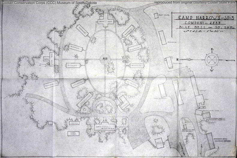 Plans for CCC Camp Narrows Plans for CCC Camp Narrows