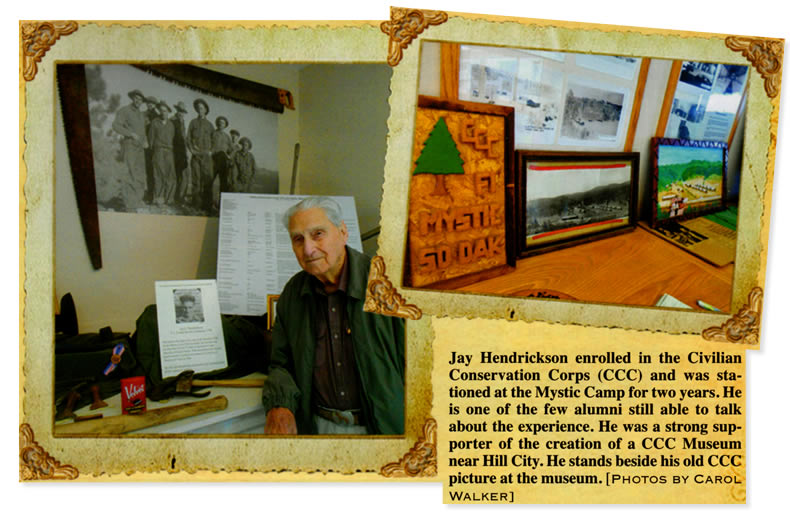 Jay Hendrickson and Museum Display