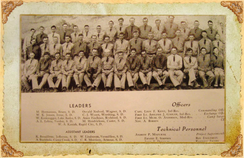 Men of Mystic CCC Camp Men of Mystic CCC Camp