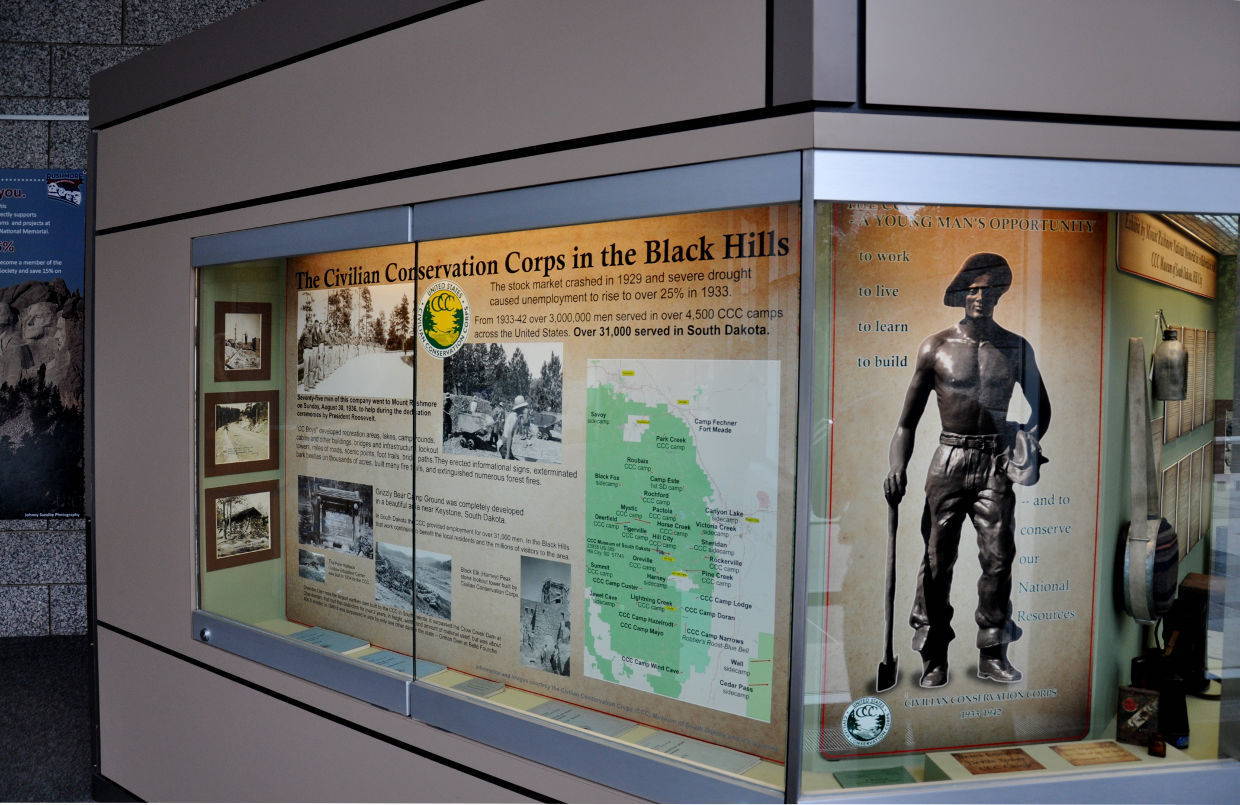 CCC Display at Mount Rushmore CCC Display at Mount Rushmore