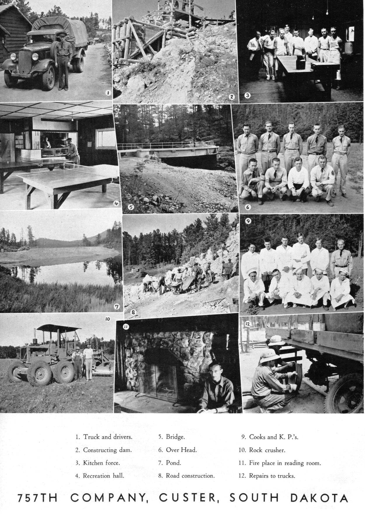 The work of CCC Company 757 The work of CCC Company 757