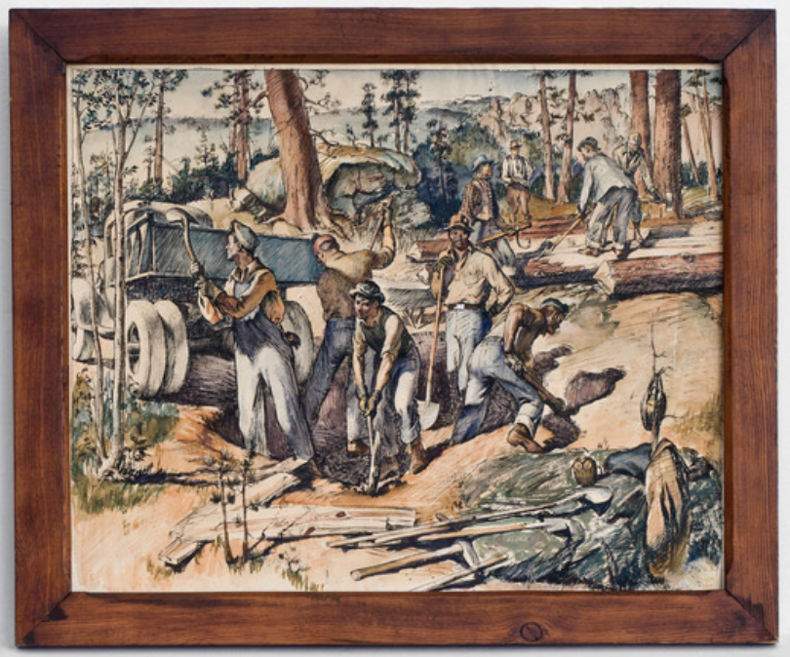 New Deal Era Art Returns Home to South Dakota's Black Hills New Deal Era Art Returns Home to South Dakota's Black Hills