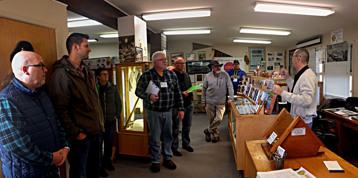 Educators on Retreat visit CCC Museum