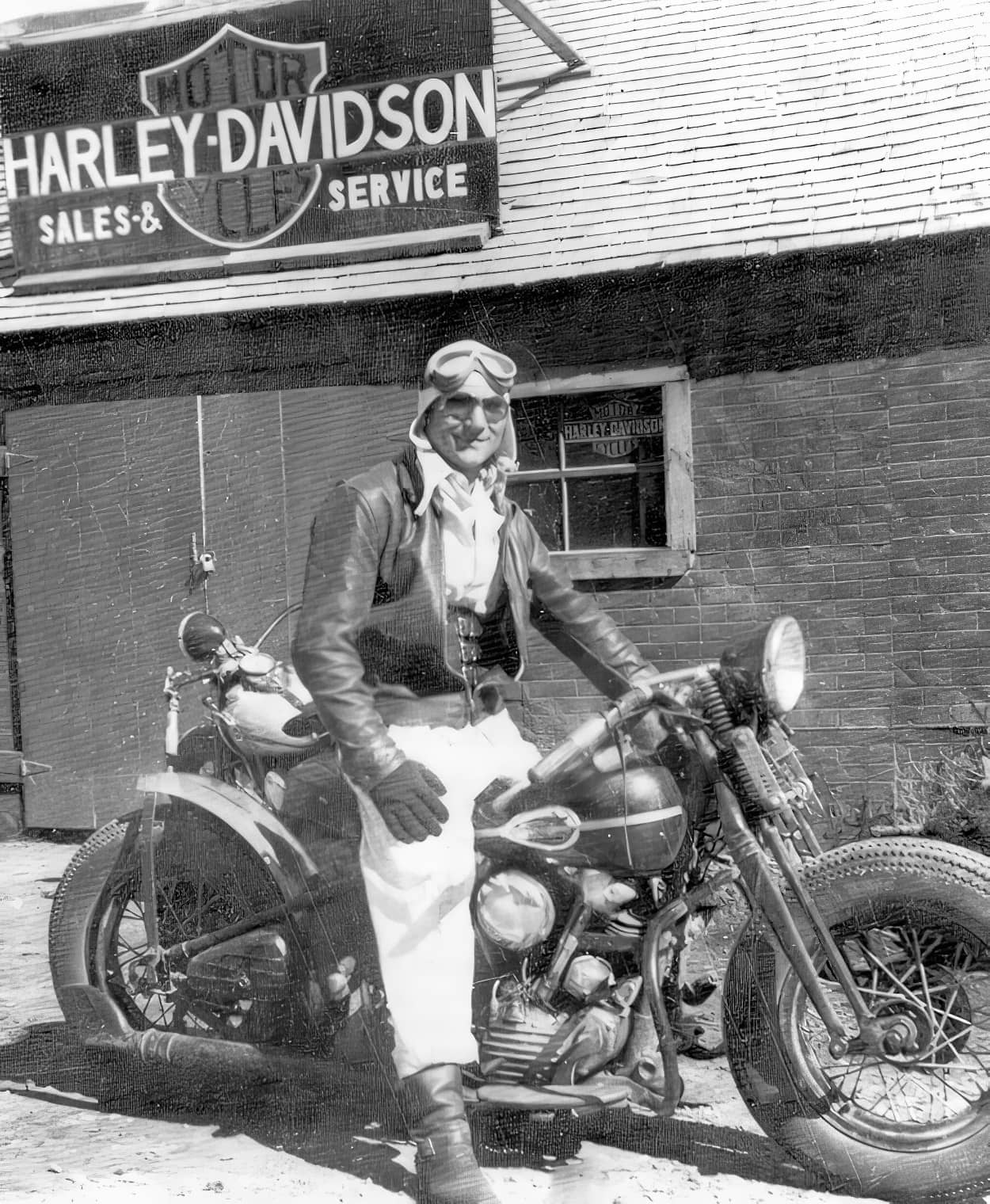 Jack Kirchgesler on Harley