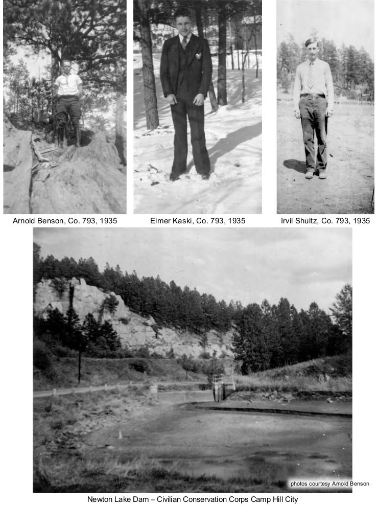 Photo of CCC Man Arnold Benson Photo of CCC Arnold Benson