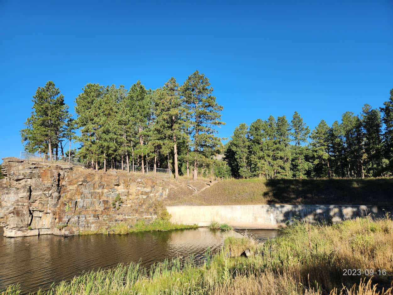 2023 view of Mitchell Dam