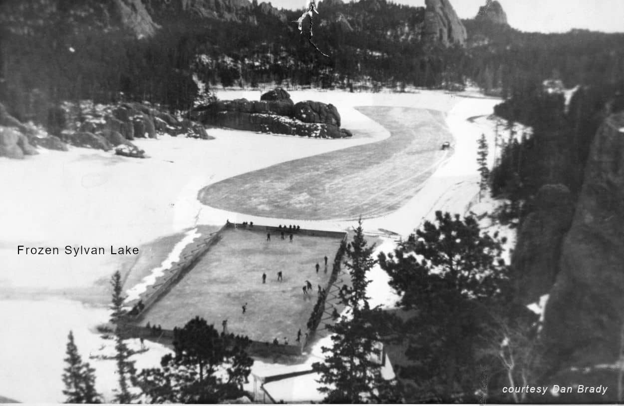 Frozen Sylvan Lake