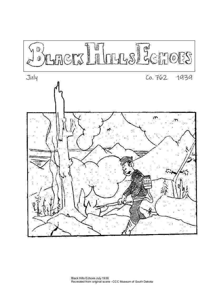 July 1939 Black Hills Echoes July 1939 Black Hills Echoes