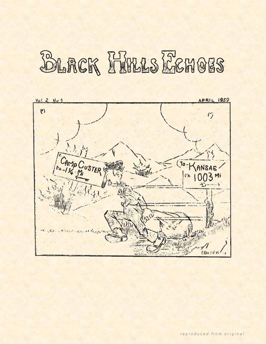 Black Hills Echoes April 1939 Black Hills Echoes April 1939