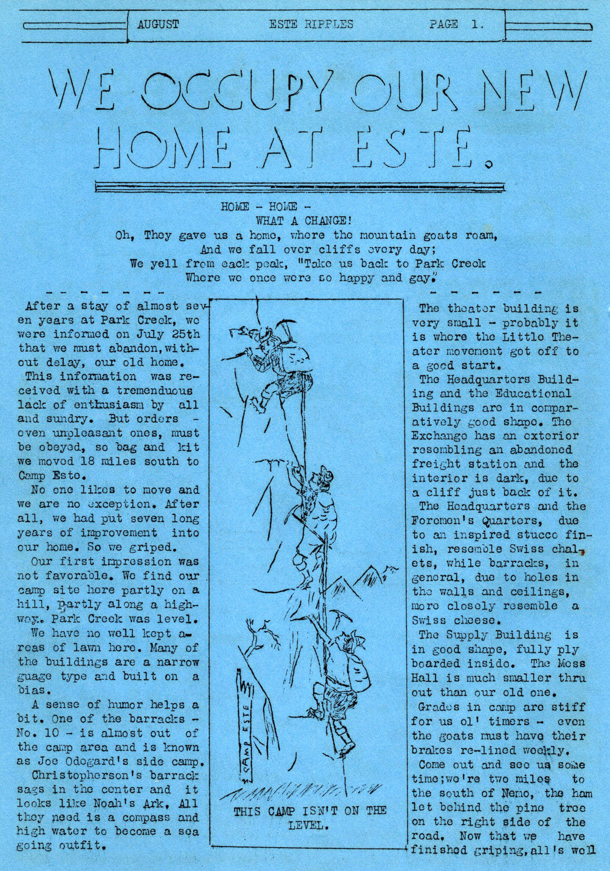 The Este Ripples August 1941 The Este Ripples August 1941