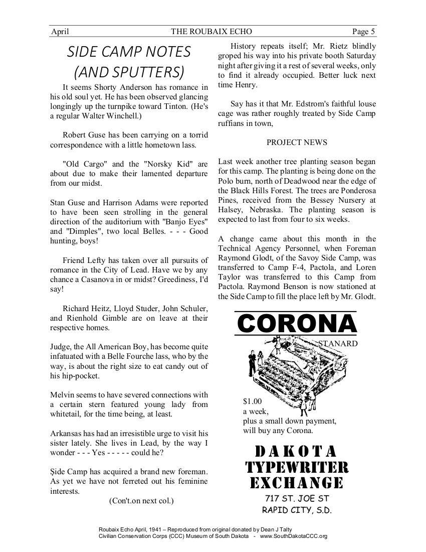 Reproduced from original donated by Dean Talty