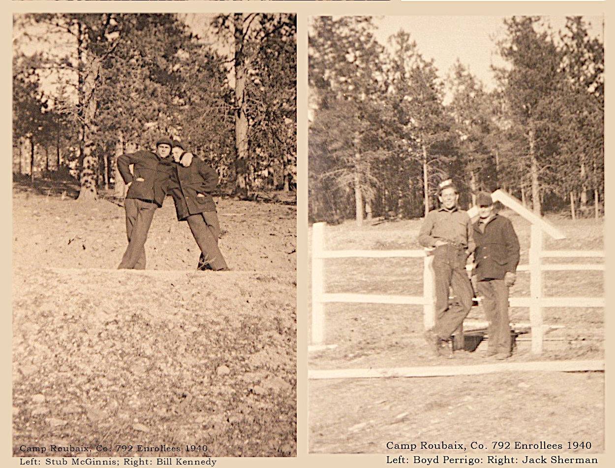 photos of Stub, Bill, Boyd, and Jack