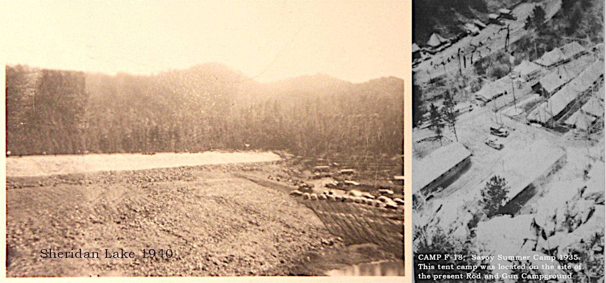Sheridan Lake and Savoy summer camp