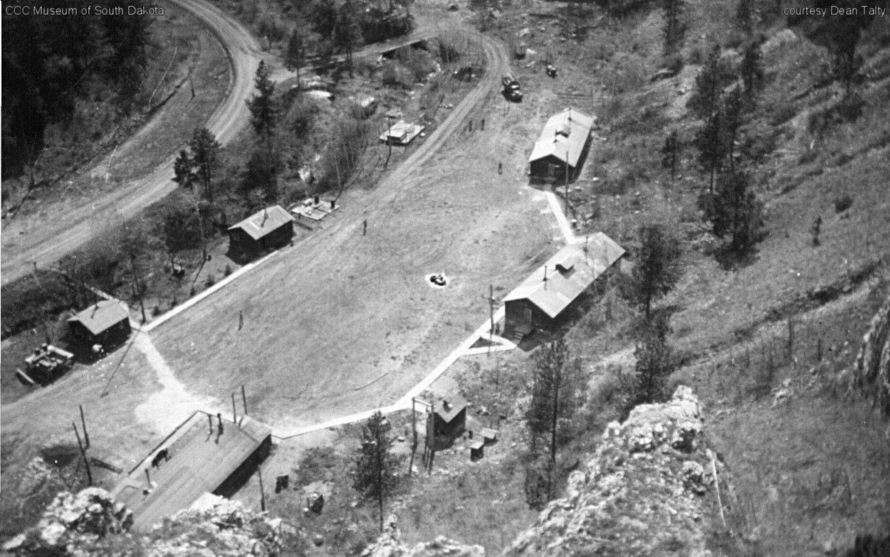 Overhead View of Camp