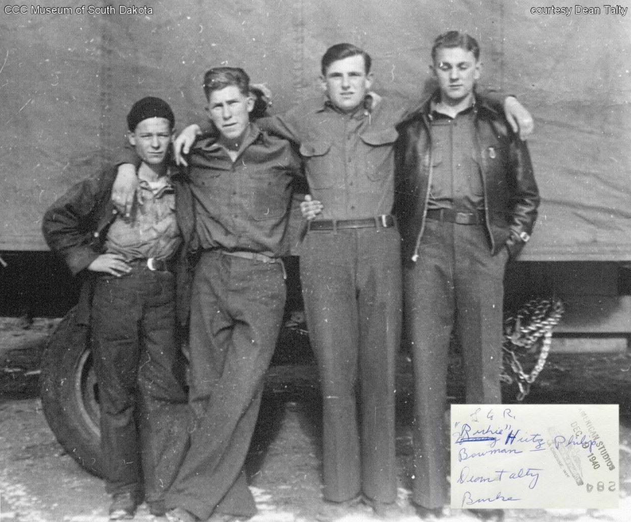 Four CCC Men