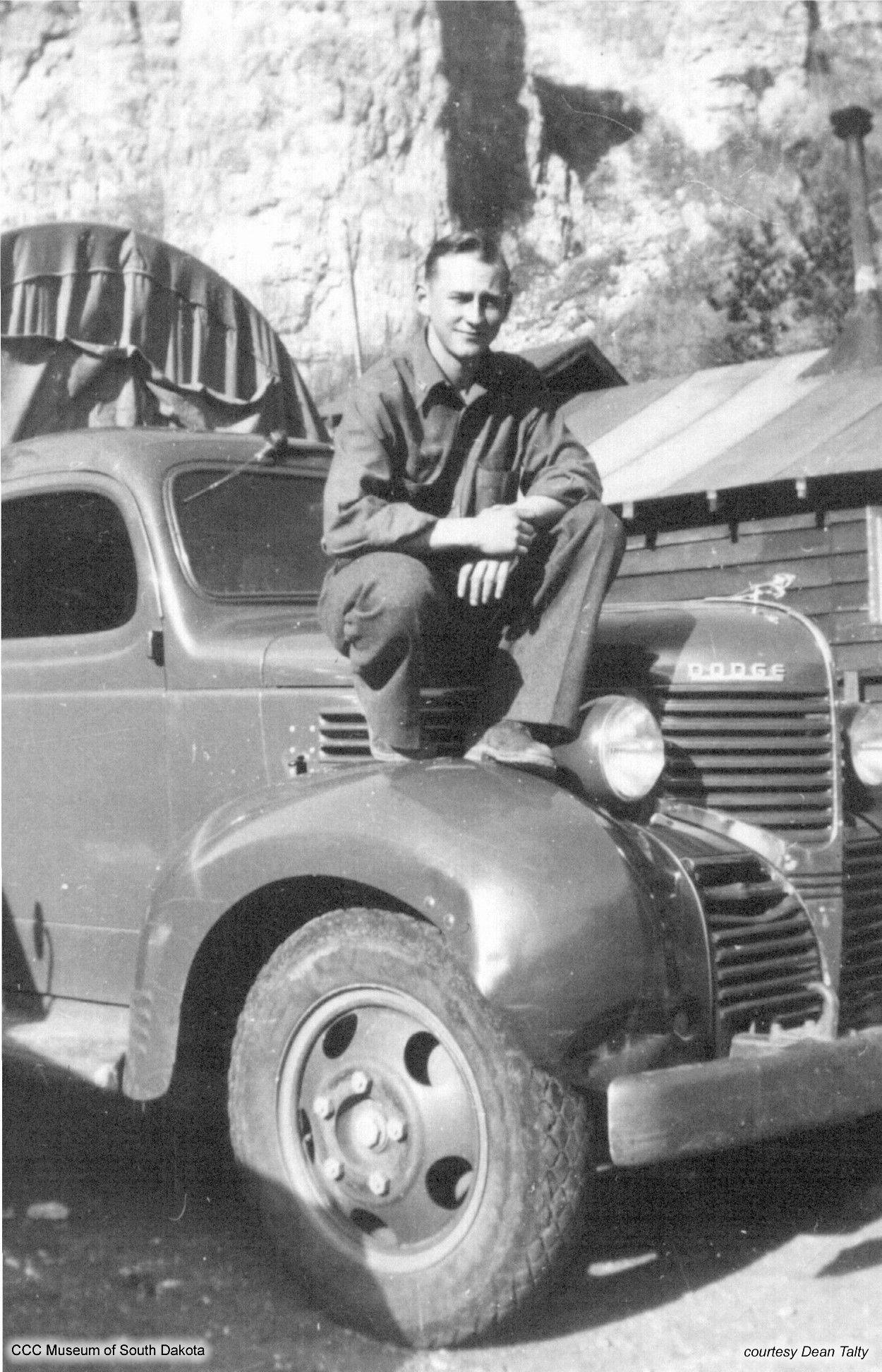 Duane Anderson on Truck