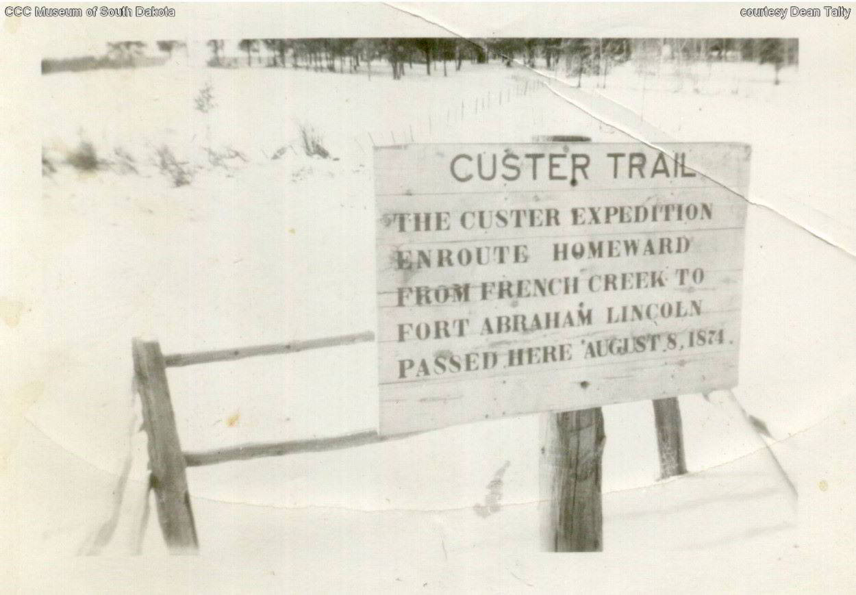 Custer Trail Sign