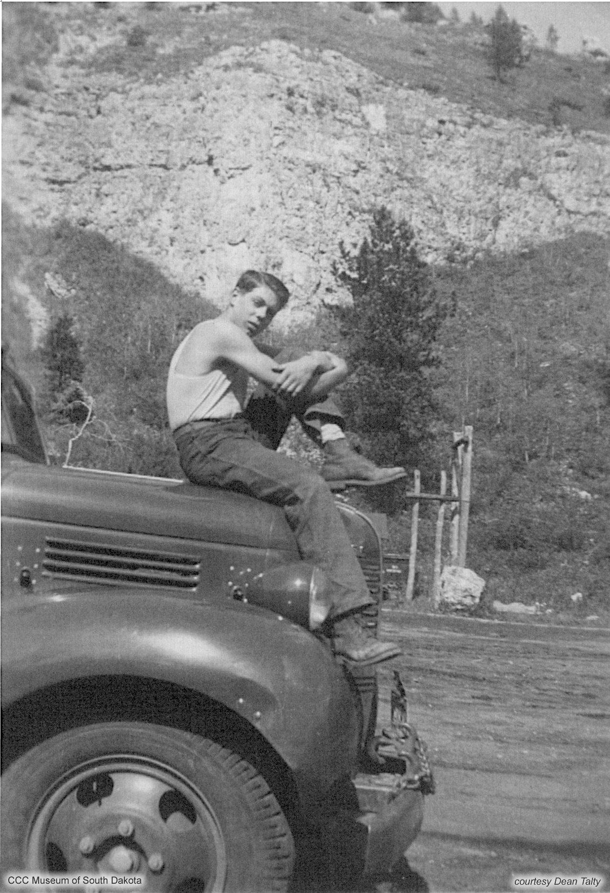 CCC Boy Waters on Truck