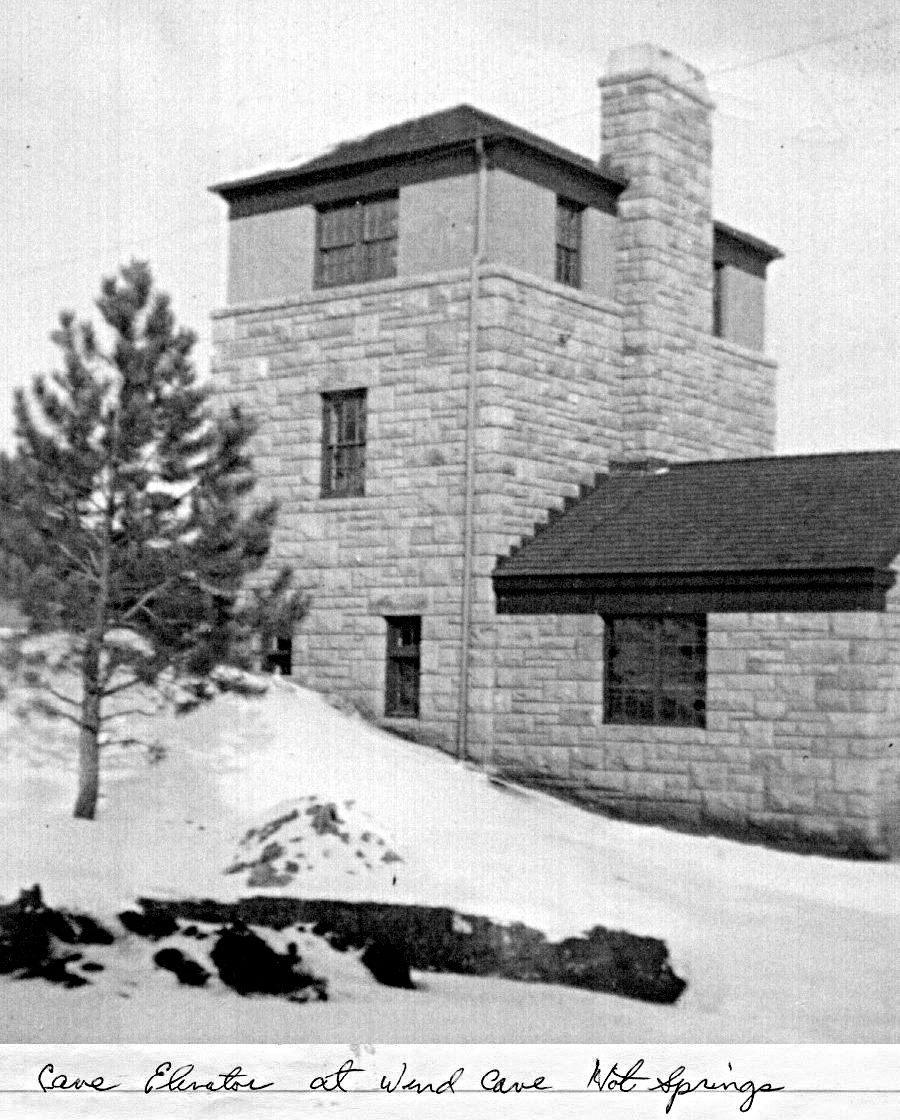 Wind Cave Elevator Building