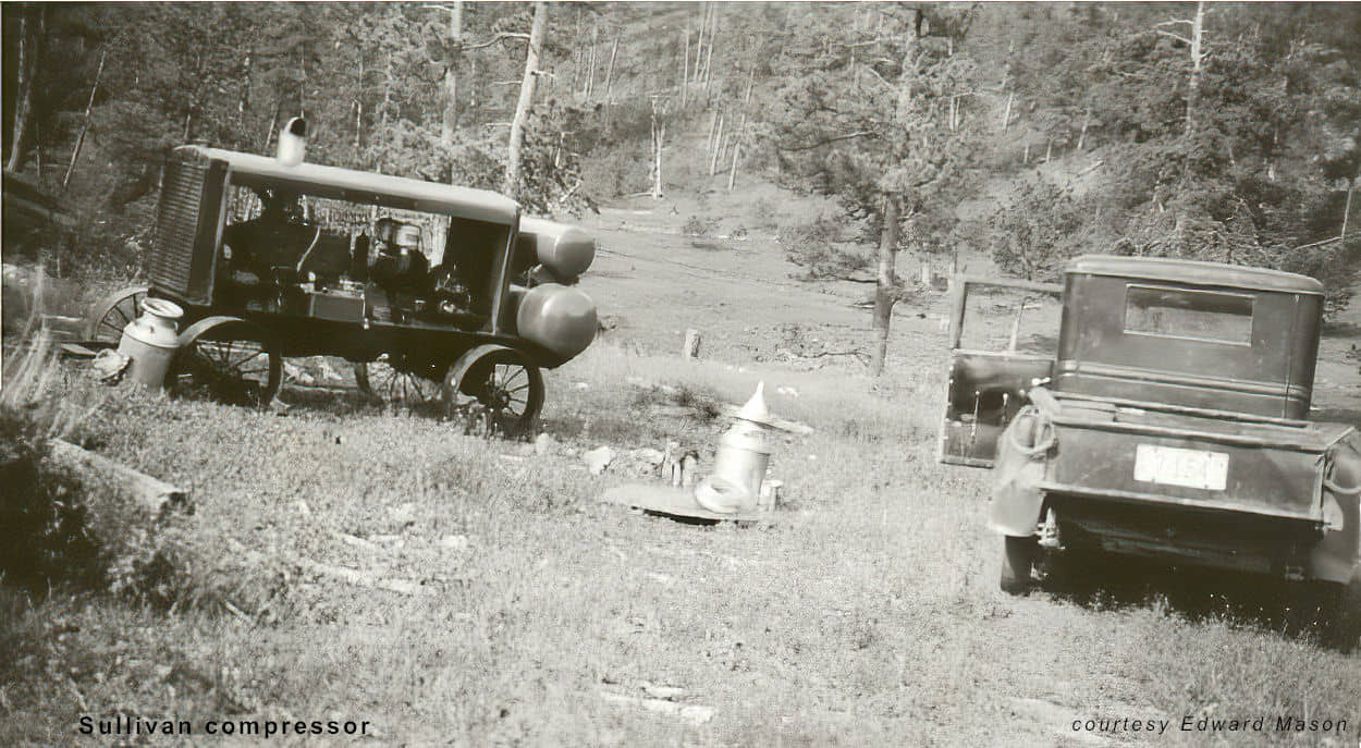 Sullivan compresor and truck